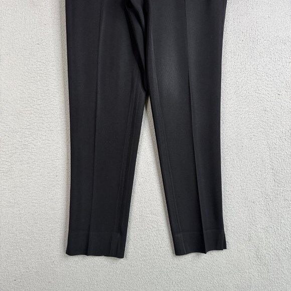 Theory Dress Pants Women Size 2 Black Ankle Mid Rise Straight Office Business - Picture 4 of 13